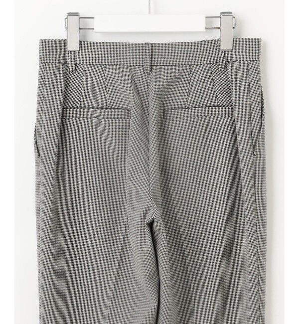 自由区「【撥水加工・洗える】TRギャバチェック柄テーパード パンツ」|その他|