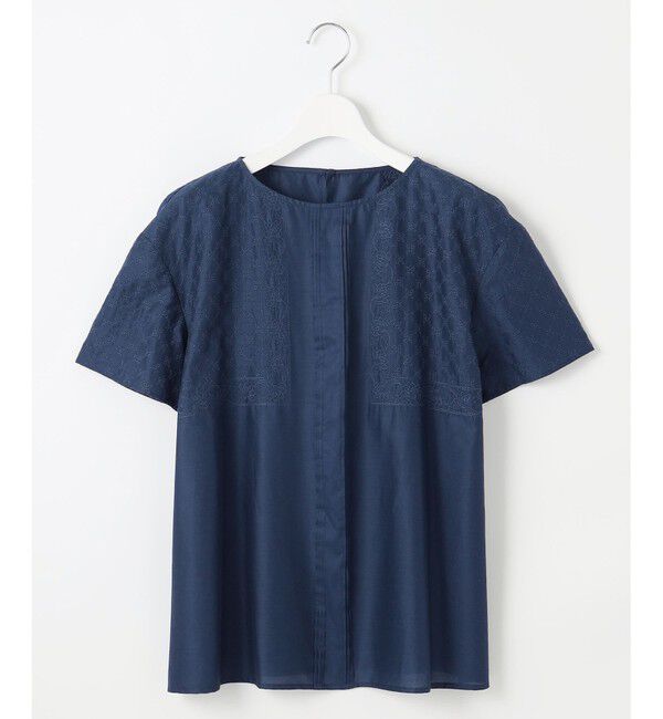 自由区「エンブロイダリーローン Tブラウス」|シャツ・ブラウス|