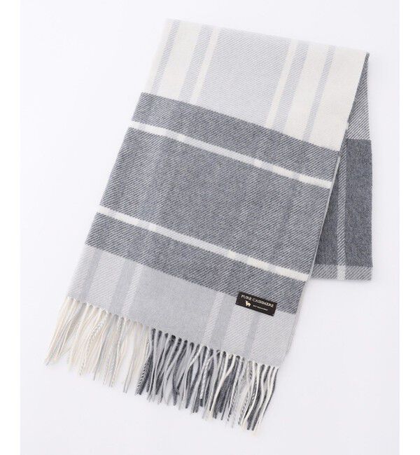 23区「カシミヤ チェック柄 ストール」|ストール|