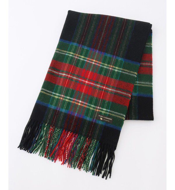 23区「カシミヤ チェック柄 ストール」|ストール|