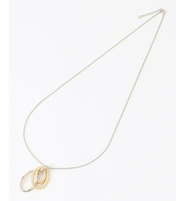 23区「トリプル リング ネックレス」|ネックレス|シルバー系