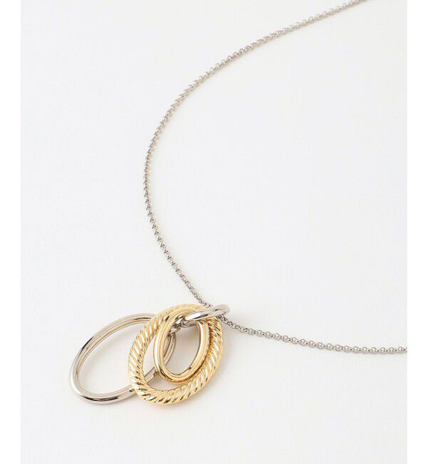 23区「トリプル リング ネックレス」|ネックレス|