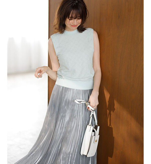 23区「シャイニー プリーツスカート」|スカート|