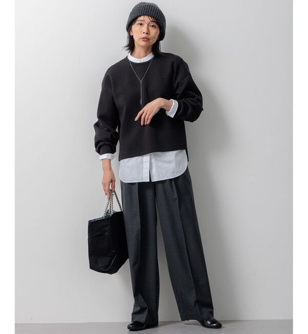 23区「TWマットクロス ワイドパンツ」|その他|