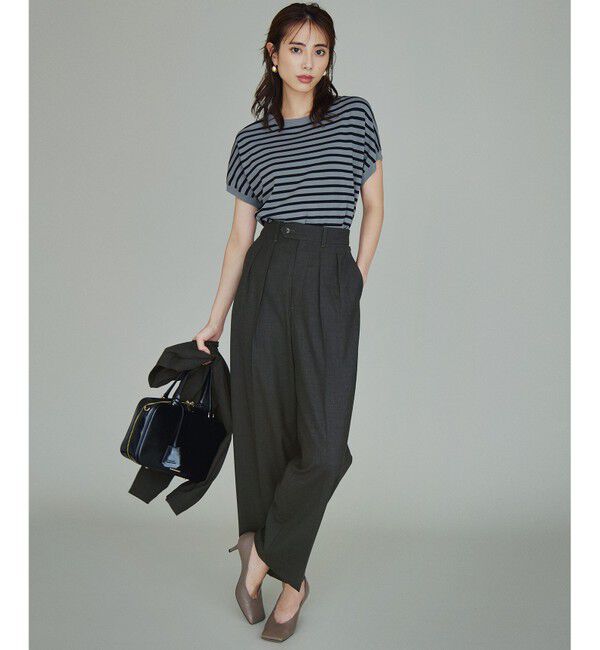 23区「TWマットクロス ワイドパンツ」|その他|