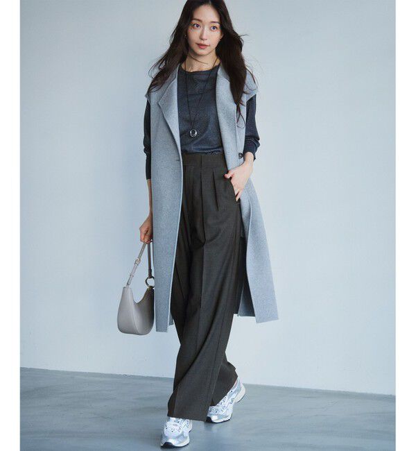 23区「TWマットクロス ワイドパンツ」|その他|