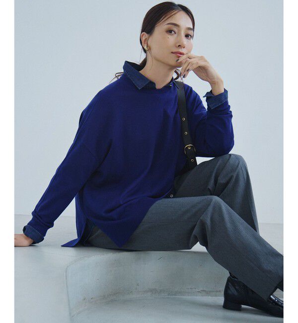 23区「TWマットクロス ワイドパンツ」|その他|