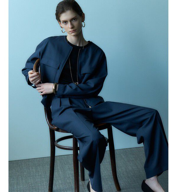 23区「TWマットクロス ワイドパンツ」|その他|