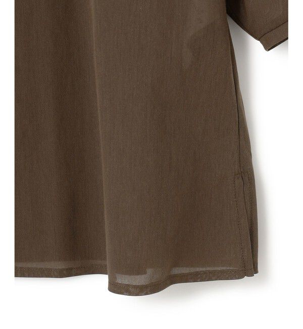 23区「【洗える】クリアトリコットジャージー ギャザーフォルム カットソー」|Tシャツ・カットソー|