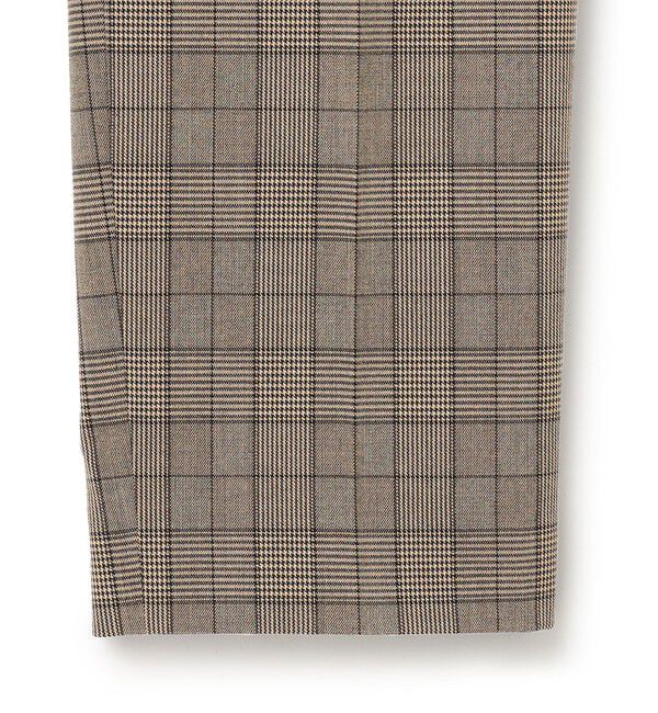 23区「【洗える】ドライ2WAYストレッチ チェック テーパード パンツ」|その他|