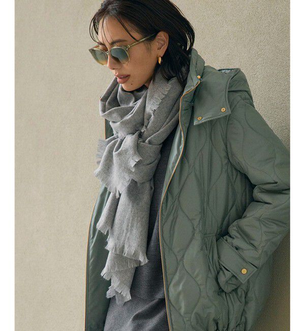 23区「【LEE掲載】ピュアカシミヤ フリンジ ストール」|ストール|ﾗｲﾄｸﾞﾚ