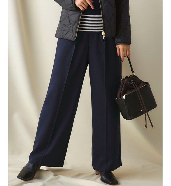 23区「【滝沢眞規子さん着用/VERY掲載/洗える】TWビエラ タック ワイド パンツ」|その他|