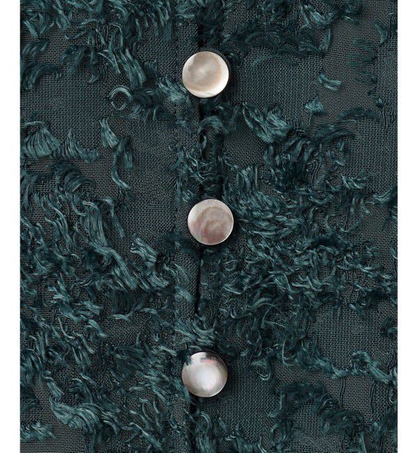 23区「【洗える】シアーカットジャカード ブラウス」|シャツ・ブラウス|