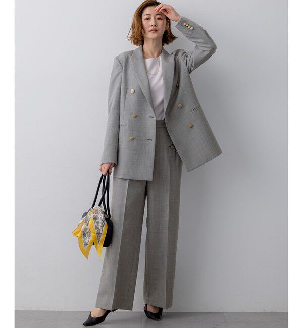 23区「【VERY・Oggi掲載】TWギャバジン ワイドパンツ」|その他|