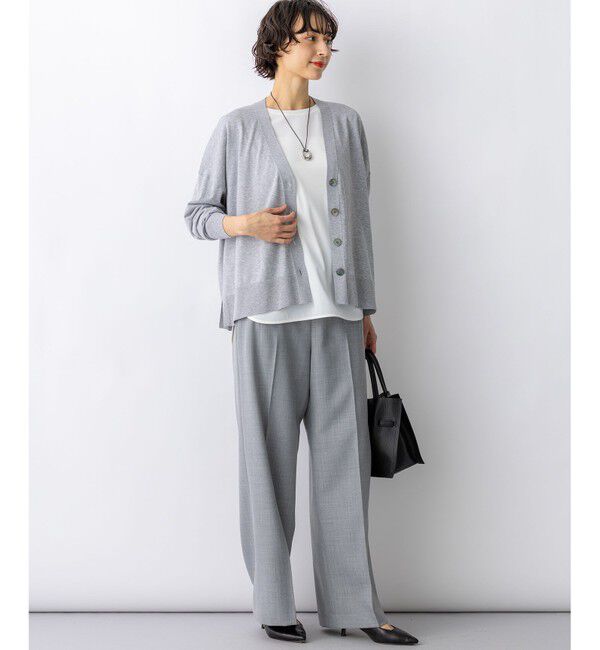 23区「【VERY・Oggi掲載】TWギャバジン ワイドパンツ」|その他|