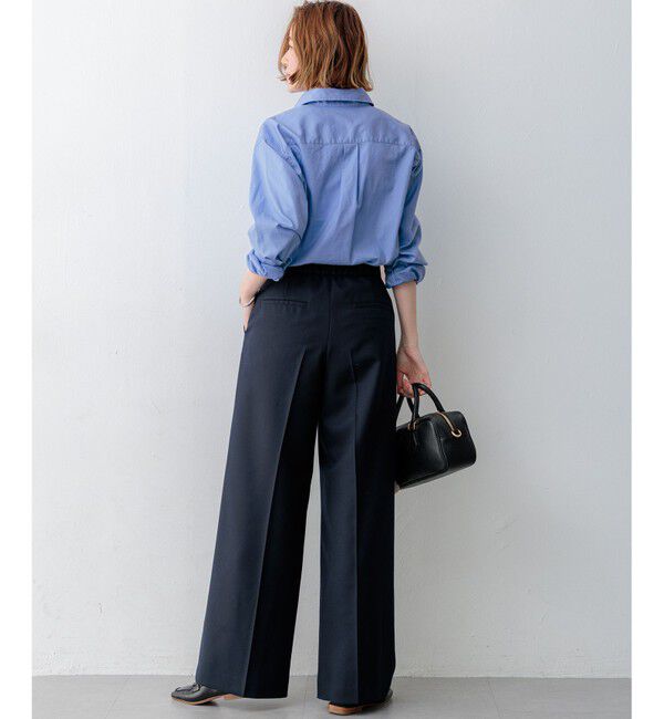 23区「【VERY・Oggi掲載】TWギャバジン ワイドパンツ」|その他|