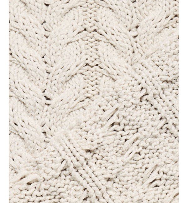 23区「ケーブル ニットベスト」|ベスト・ジレ|