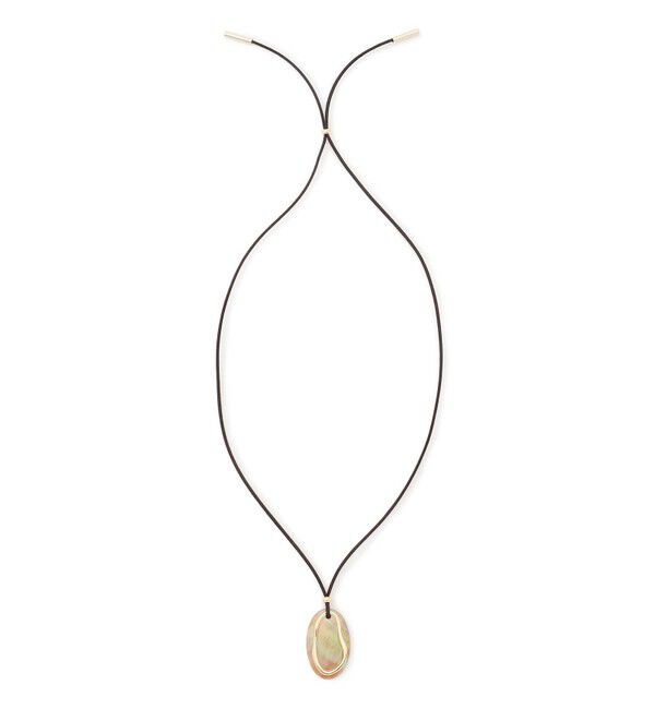23区「オーバルシェル コンビ ネックレス」|ネックレス|