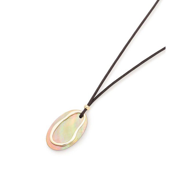 23区「オーバルシェル コンビ ネックレス」|ネックレス|