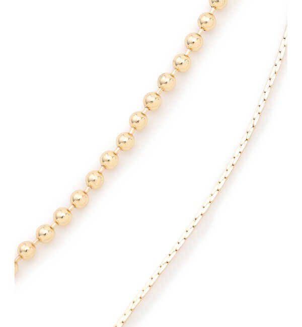 23区「3WAY メタルボール＆チェーン ネックレス」|ネックレス|