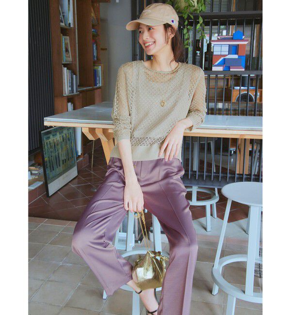 any SiS「【2SET】メッシュニット セット」|ニット・セーター|