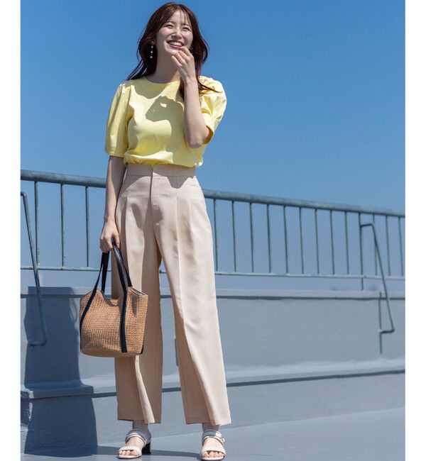 ANY SIS「【接触冷感・速乾・UVカット・洗える】スイートクール ワイドパンツ」|その他|