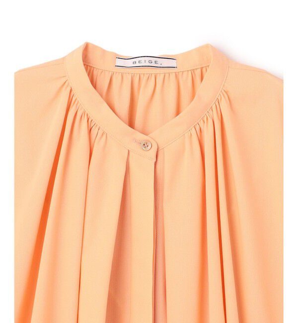 BEIGE,「LUCILLE / バンドカラーブラウス」|シャツ・ブラウス|