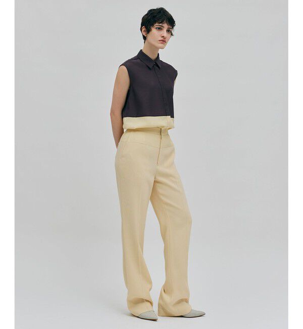 BEIGE,「【洗える】SERBES / ノースリーブブラウス」|シャツ・ブラウス|