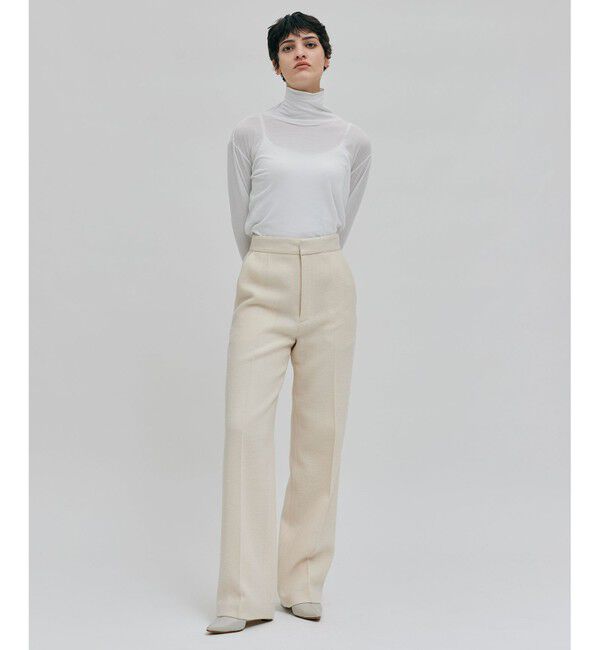 BEIGE,「MILLAM / フェイクレザーパッチワイドパンツ」|その他|