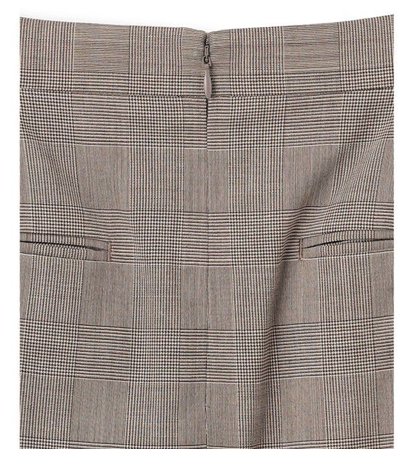 BEIGE,「MER / グレンチェックスカート」|スカート|