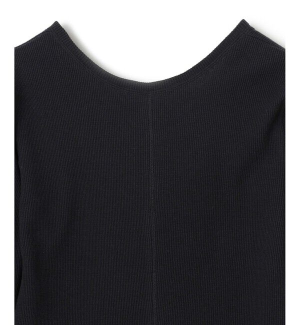 BEIGE,「【洗える】GLOBE / コットンリブ前後2WAYカットソー」|Tシャツ・カットソー|