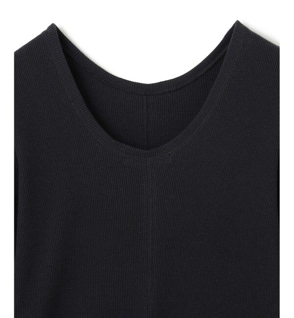 BEIGE,「【洗える】GLOBE / コットンリブ前後2WAYカットソー」|Tシャツ・カットソー|