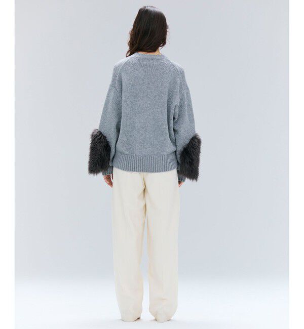 BEIGE,「【Precious掲載】TERNES / 変形タックウールワイドパンツ」|その他|