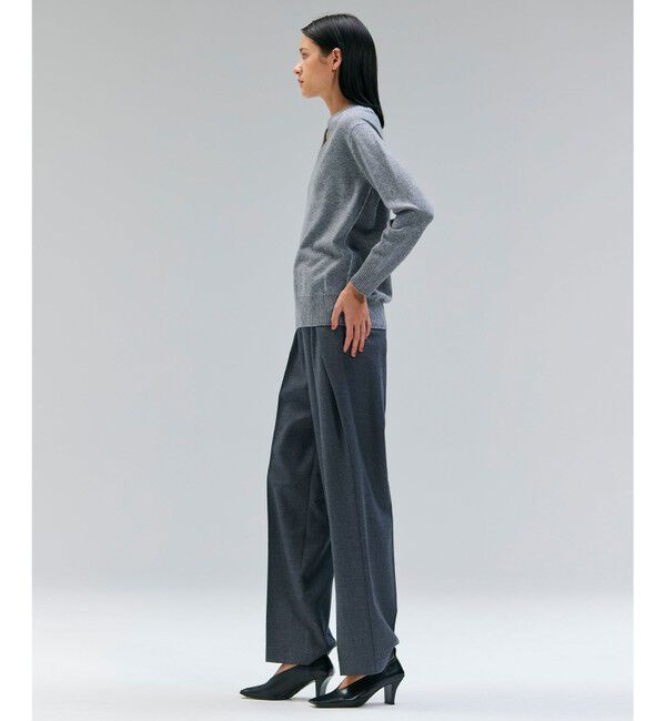 BEIGE,「【Precious掲載】TERNES / 変形タックウールワイドパンツ」|その他|