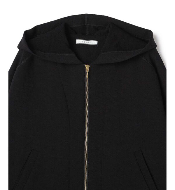 BEIGE,「BROOM / スウェット風コンパクトライトパーカー」|Tシャツ・カットソー|