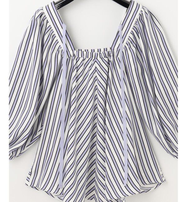 Grace Class「リネンタッチストライプトップ」|Tシャツ・カットソー|