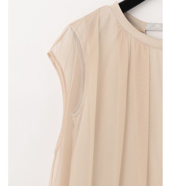 GRACE CONTINENTAL「チュールシアーカットトップ」|Tシャツ・カットソー|