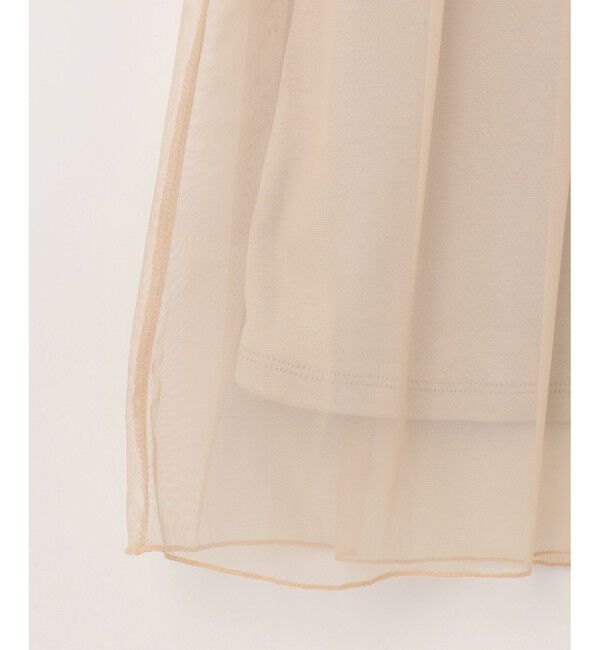 GRACE CONTINENTAL「チュールシアーカットトップ」|Tシャツ・カットソー|