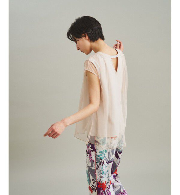 GRACE CONTINENTAL「チュールシアーカットトップ」|Tシャツ・カットソー|