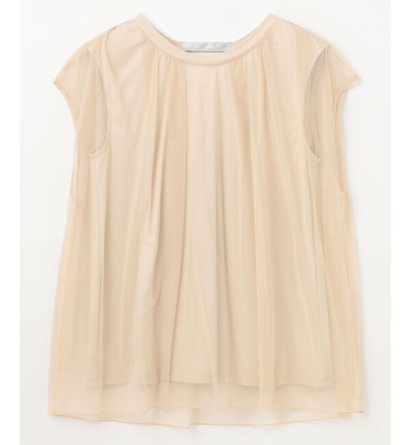 GRACE CONTINENTAL「チュールシアーカットトップ」|Tシャツ・カットソー|