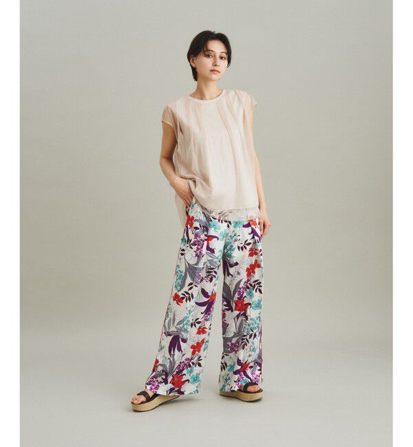 GRACE CONTINENTAL「チュールシアーカットトップ」|Tシャツ・カットソー|