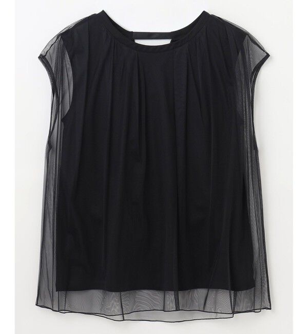 GRACE CONTINENTAL「チュールシアーカットトップ」|Tシャツ・カットソー|
