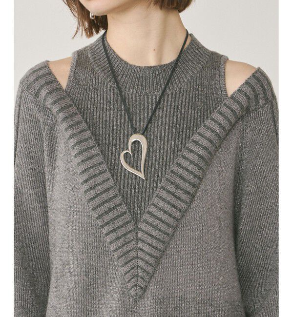 GRACE CONTINENTAL「ハートチャンキーネックレス」|ネックレス|