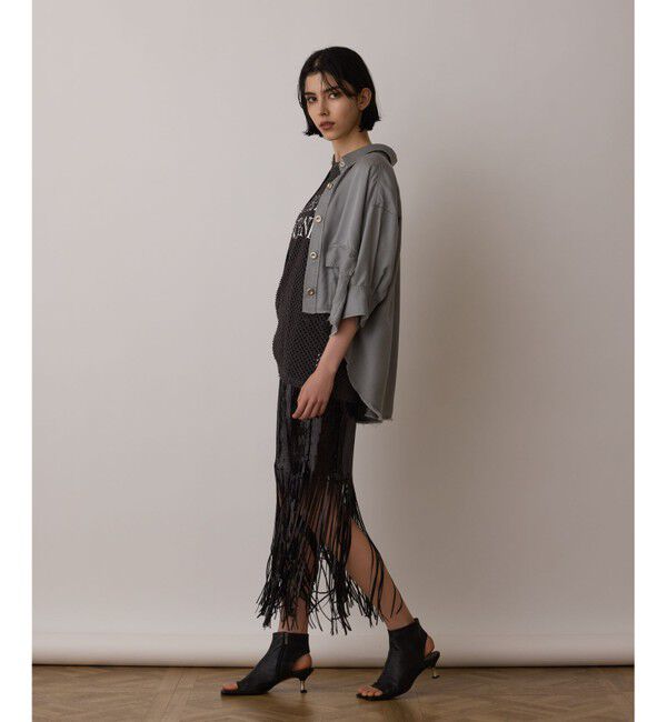 GRACE CONTINENTAL「ハーフスリーブルーズシャツ」|シャツ・ブラウス|