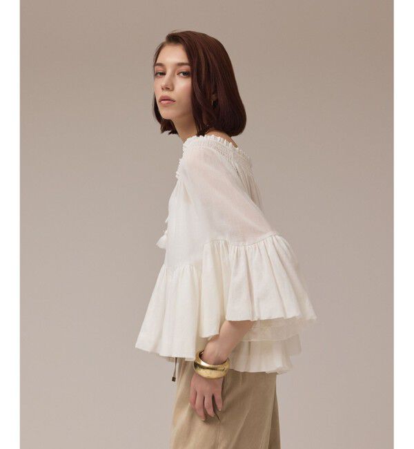 GRACE CONTINENTAL「バルーンカフタントップ」|シャツ・ブラウス|