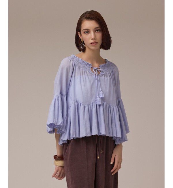 GRACE CONTINENTAL「バルーンカフタントップ」|シャツ・ブラウス|