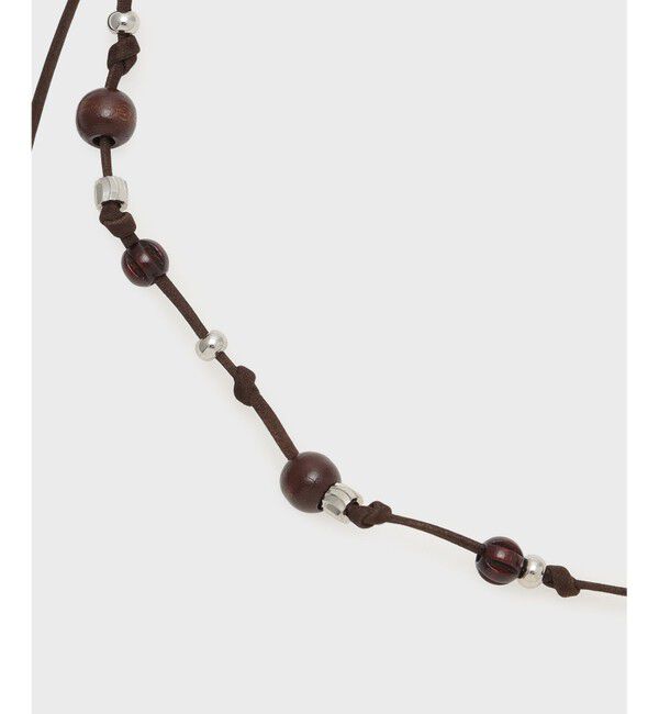 GRACE CONTINENTAL「ビーズレザーチョーカー」|ネックレス|