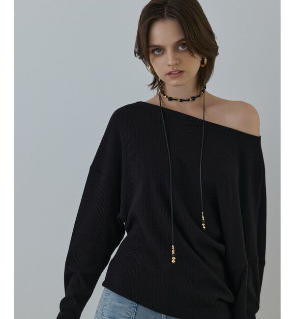 GRACE CONTINENTAL「ビーズレザーチョーカー」|ネックレス|