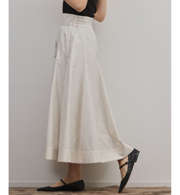 GRACE CONTINENTAL「ラメドットタフタジャガードスカート」|スカート|