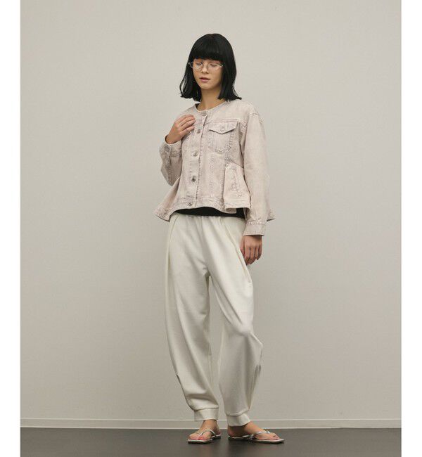 Diagram「ペプラムデニムジャケット」|テーラードジャケット|